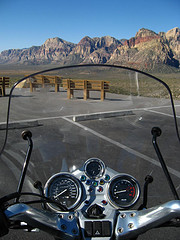 BMW R1100R at Red Rock